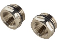 OBI szűkítő idom radiátorhoz 14,9 mm-ről (Rp 3/8) 21 mm-re (G 1/2)