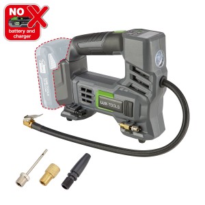 LUX Akkus kompresszor 1PowerSystem A-LP-20 Solo (akkumulátor nélkül) tartozékokkal.