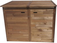 kukatároló 2 kukához 132 cm x 157 cm x 97 cm barna FSC kukatároló 2 kukához 132 cm x 157 cm x 97 cm barna FSC