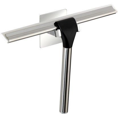 Wenko Turbo-Loc Quadro zuhanykabin-lehúzó rozsdamentes acél