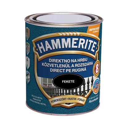 Hammerite fémfesték homokszórt fekete 0,75 l