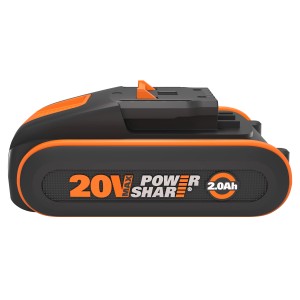 Worx WA3639 Power Share 2 Ah akkumulátor elektromos kéziszerszámokhoz, 20V, Lítium-ion.