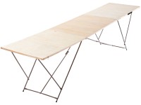 Tapétázóasztal fa 300 cm x 60 cm x 72 cm Tapétázóasztal fa 300 cm x 60 cm x 72 cm