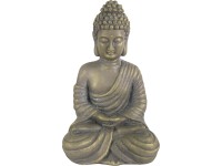 Kerti figura Buddha 40 cm x 25 cm aranyszínű