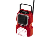 Einhell Power X-Change TC-RA 18 Li BT Solo akkus rádió Einhell Power X-Change TC-RA 18 Li BT Solo akkus rádió