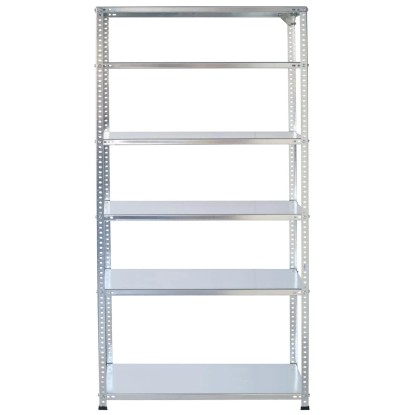 AR Shelving csavarozható polcállvány horganyzott 250 x 100 x 40 cm 6 polc 100 kg