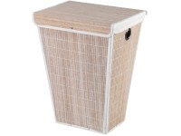 Wenko Bamboo szennyestartó 55 l kúp alakú 45 cm x 60 cm x 33 cm fehér