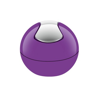 Spirella gömbölyű szemetes műanyag ragyogó lila