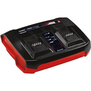 Einhell Power X-Change Twincharger 3A töltő két Power X-Change akkumulátorhoz.