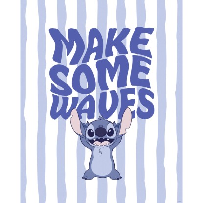 Komar falikép Disney Lilo and Stitch Make Some Waves 40 cm x 50 cm