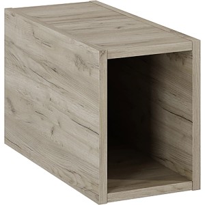 Maximus fürdőszobai polc 20 cm Stylo Slim Sanremo, fa hatású fali polc.
