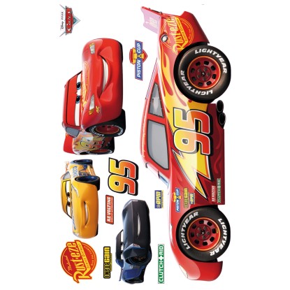 Komar öntapadó nemszőtt fotótapéta Cars XXL 127 cm x 200 cm