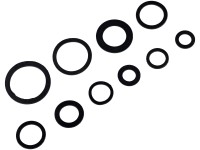 Nagynyomású sárgaréz csatlakozókhoz való gumitömítés készlet