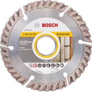 Bosch univerzális vágókorong, 115 mm átmérő sarokcsiszoló tartozékokhoz.