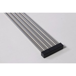 5 darabos rozsdamentes acél körrúd készlet (Ø 10mm, 2000mm) korláttöltéshez.