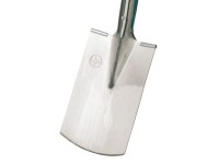 LUX-TOOLS Comfort kerti ásó lépésvédővel gőzzel hajlított kőris T-nyél 85 cm