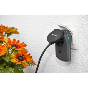 Gardena Smart Power adapter használatban, kerti világításhoz és egyéb célokra.