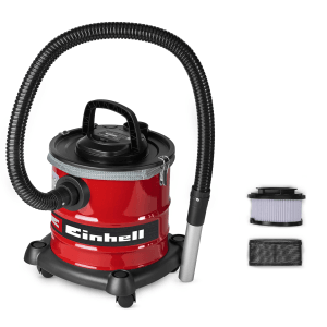 Einhell TC-AV 2032 DW hamuporszívó: Piros hamuporszívó tömlővel, csővel és szűrőkkel. Ideális kandallóhoz, kályhához és grillhez.