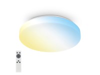Briloner CCT LED mennyezeti lámpa dimmelhető távirányító 49 cm x 6,5 cm fehér Briloner CCT LED mennyezeti lámpa dimmelhető távirányító 49 cm x 6,5 cm fehér
