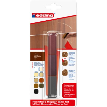 Edding 8901 bútorjavító wax készlet mahagóni