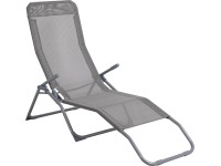 Összecsukható napozóágy Pando szürke