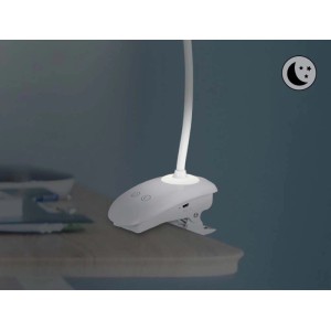 Rábalux Harris LED asztali lámpa 4 W fehér csiptetős