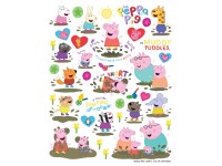 Öntapadós matrica Peppa malac 15 cm x 20 cm