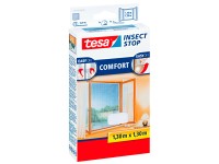 tesa Comfort szúnyogháló ablakokra tépőzárral fehér 130 cm x 130 cm tesa Comfort szúnyogháló ablakokra tépőzárral fehér 130 cm x 130 cm