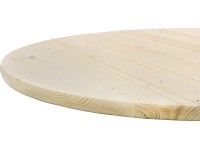 Asztallap kerek 60 cm x 2,8 cm lucfenyő