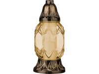 LA532 üvegmécses piros fehér vagy teabarna színben 250 mm magas