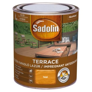 Sadolin Terrace Oil Fenyö doboz, favédelem Fapadló Bevonatokhoz.