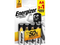 Energizer AA Alkaline Power elem 3 + 1 ingyen Energizer AA Alkaline Power elem 3 + 1 ingyen