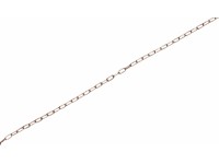 LUX óralánc nikkelezett 1,1 mm  - méteráru