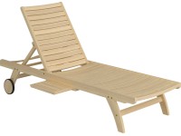 Canston napozóágy akác fehér olajozott