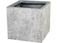 M Collections Utah Cubi virágtartó 20 cm x 20 cm koptatott Szürke