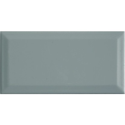 Metro falicsempe 10 cm x 20 cm fényes szürke fazettázott