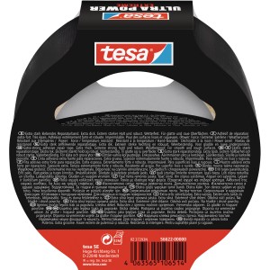 Tesa Ultra Power Extreme javítószalag, 10 m x 50 mm, erős tapadású és időjárásálló.