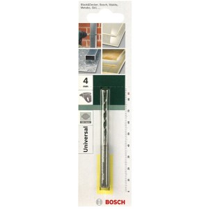 Bosch SDS Quick univerzális fúró, 4 mm, fúrókalapácsokhoz. Ideális fához, fémhez, betonhoz és kőhöz.