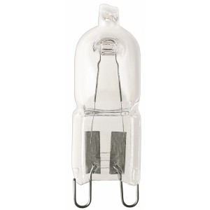 Osram alacsony feszültségű halogénlámpa G9, 20W, 2db-os szett. Átlátszó halogén izzó különféle alkalmazásokhoz.