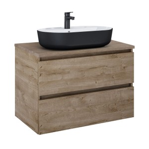 Roca Evelyne Basic 2Z mosdószekrény Canela tölgy 53 cm x 80 cm x 45,6 cm