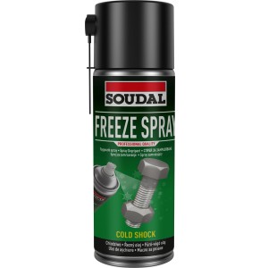 Soudal Freeze Spray autóápoláshoz, hideg spray csavarok lazításához.
