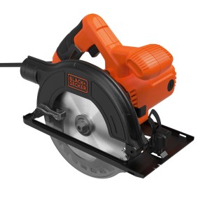 Black+Decker kézi körfűrész fekete és narancssárga színben.