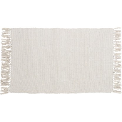 OBI pamut szőnyeg egyszínű 50 cm x 80 cm fehér