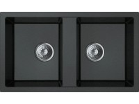 Miló beépíthető mosogató Blissano 76 gránit kompozit grafit Miló beépíthető mosogató Blissano 76 gránit kompozit grafit