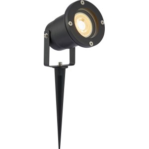 Fekete LED kerti reflektor 5W földszúróval és GU10 foglalattal.