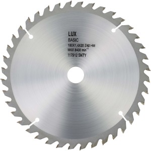 LUX HM körfűrészlap fa, Ø 160 mm, 48 fog a tiszta vágásokhoz kézi körfűrésszel.