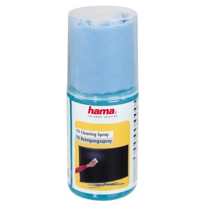 Hama TV tisztító spray monitorokhoz és képernyőkhöz, a kíméletes tisztításhoz.