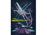 Komar vlies fotótapéta Star Wars Classic Concrete X-Wing 200 cm x 280 cm