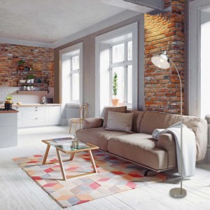 Rábalux Daron beltéri Állólámpa szatin króm E27 1x MAX 40W