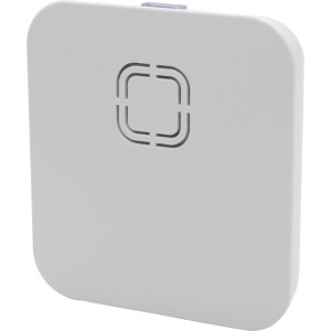 Fehér vezeték nélküli csengő kaputelefon rendszerekhez hangszóróráccsal.